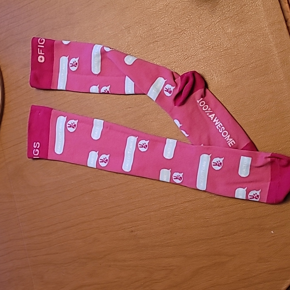 Figs compression socks peace out cancer